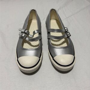 Converse Silver Mary Jane Women's Shoes